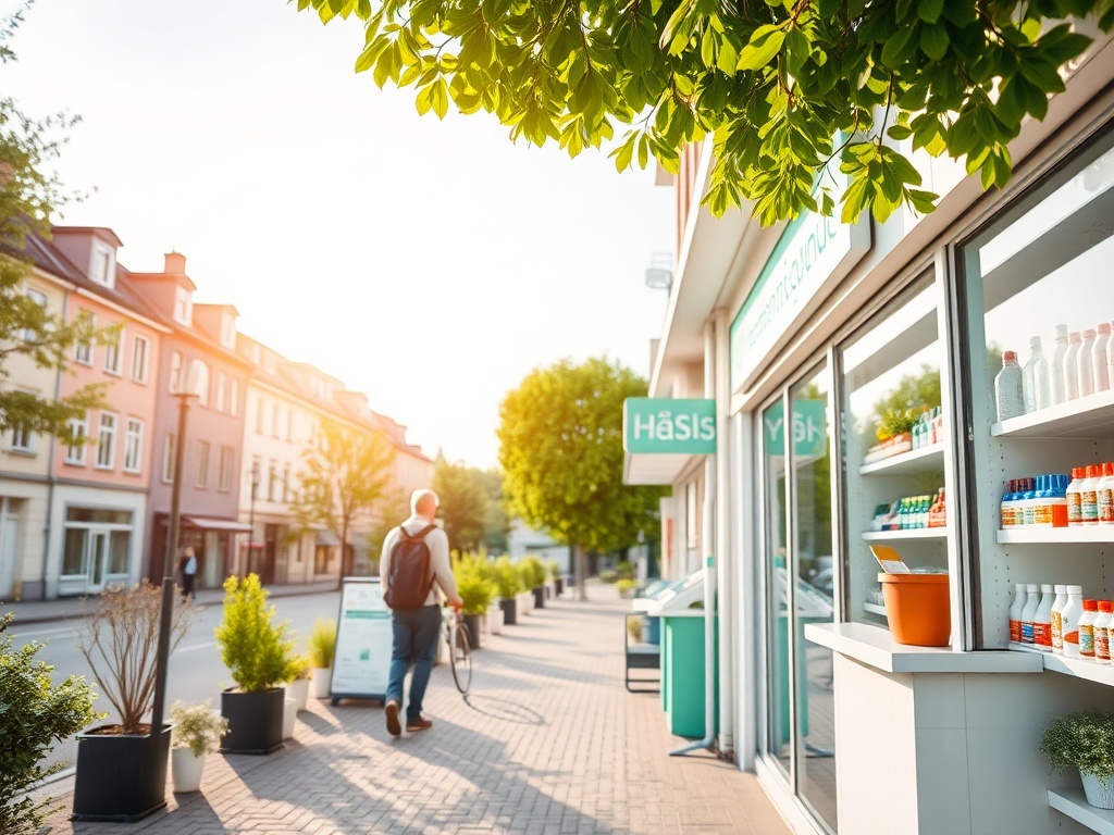 Mapa Poznania z ikonami symbolizującymi placówki medyczne, podkreślająca temat kolejek do specjalistów w Poznaniu