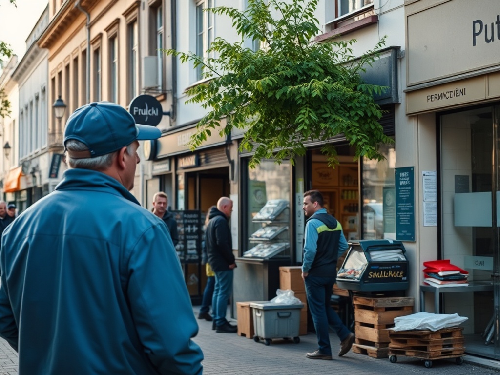 Mapa Poznania z zaznaczonymi punktami inwestycji finansowanych z Funduszy Europejskich, skupienie na Fundusze Europejskie Poznań.