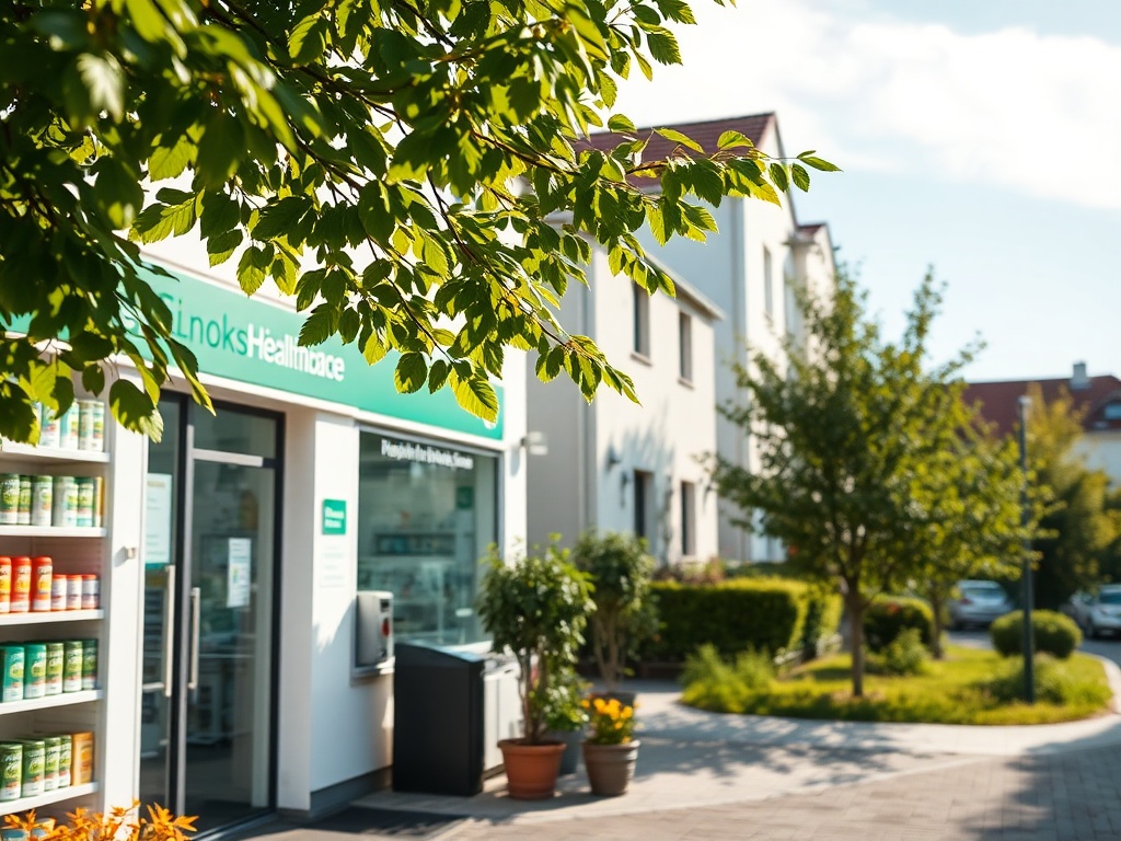 Mapa Poznania z zaznaczonymi placówkami medycznymi, symbolizująca dostępność do specjalistów NFZ