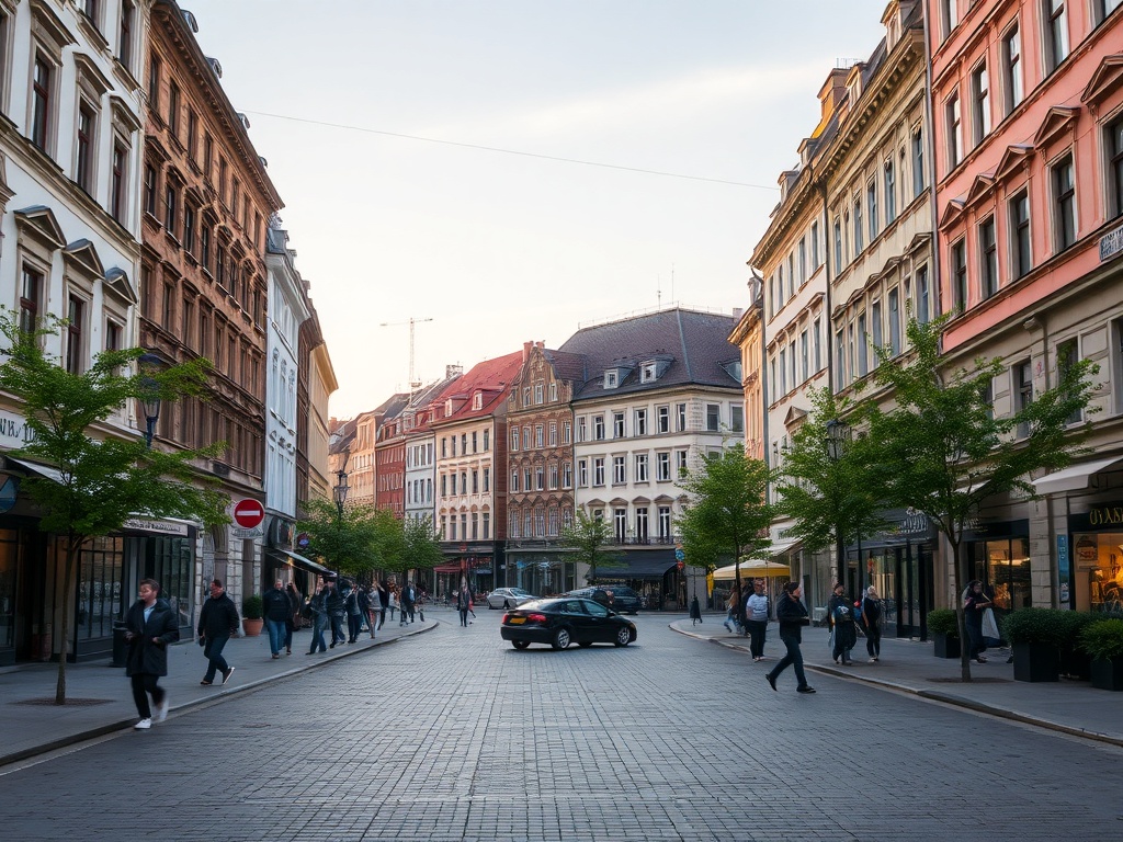 Panorama Poznania z widocznymi nowoczesnymi budynkami i elementami historycznymi, symbolizująca rozwój i pamięć miasta.