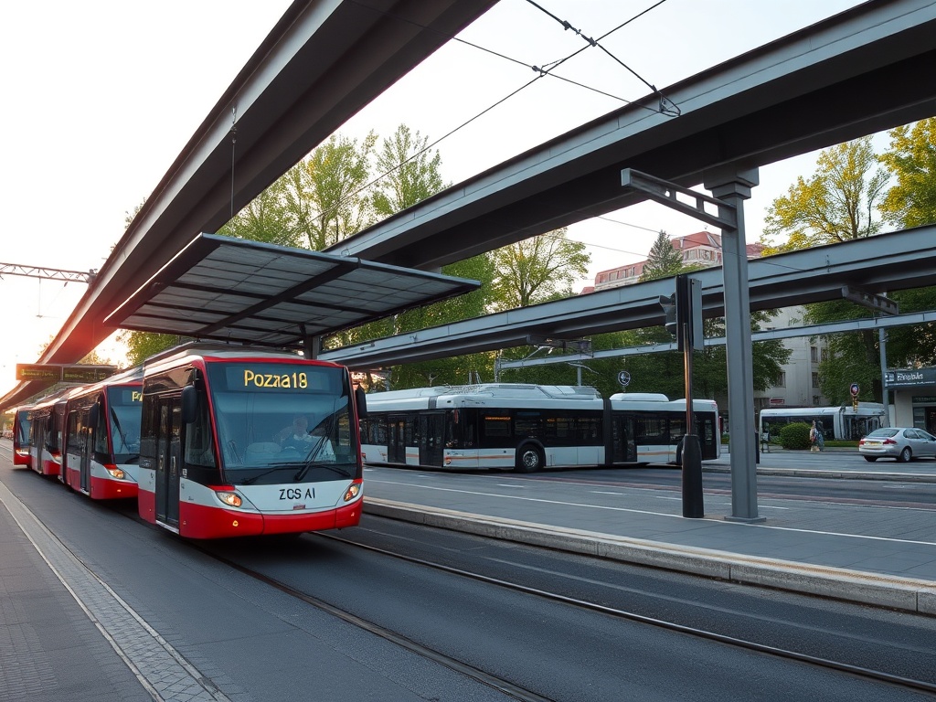 Zabytkowy tramwaj na ulicy Poznania - historyczne linie tramwajowe Poznań 2026