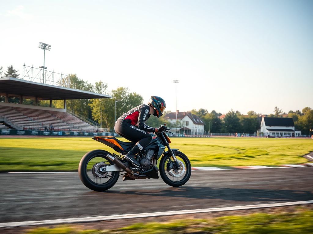 Zawodnicy żużlowi ścigają się na torze podczas meczu PSŻ Poznań - Polonia Bydgoszcz