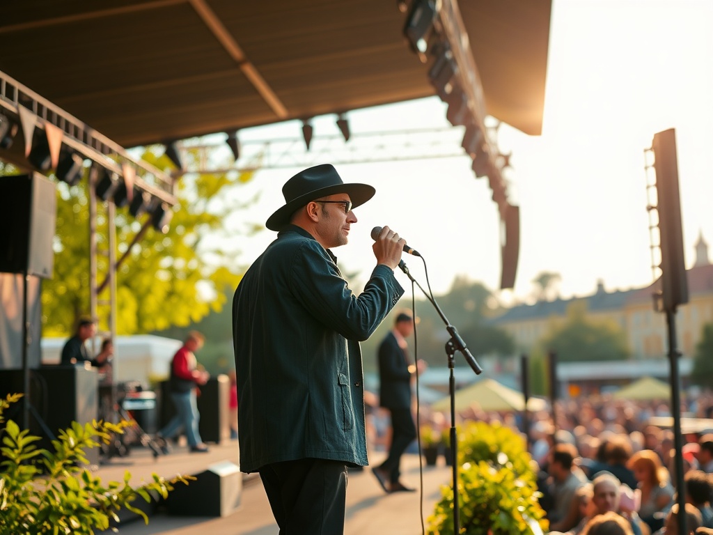 Budynek muzeum w Poznaniu z tabliczką informacyjną, ilustrujący frekwencję w muzeach w Poznaniu